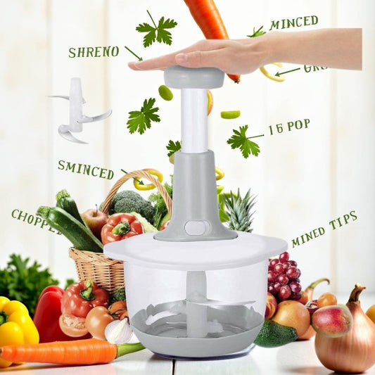 Pump & Chop Pro 1500ML– Manual Food Chopper