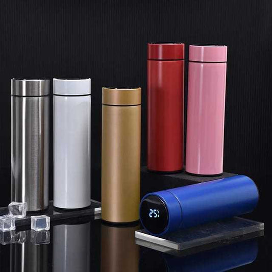 500ML Smart Stainless Steel Water Bottle with LED Temperature Display