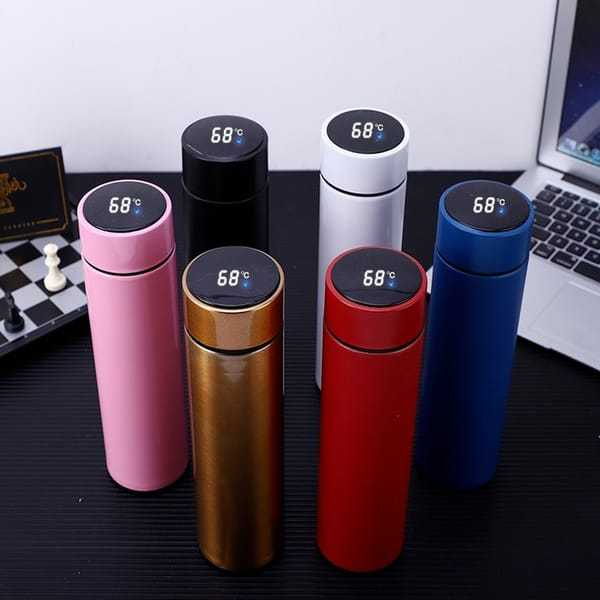 500ML Smart Stainless Steel Water Bottle with LED Temperature Display
