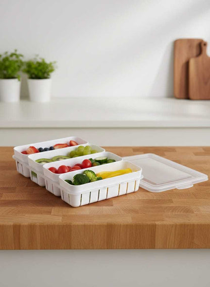 4-Portion Fresh Keeping Box – Extra Large Meal Prep Container