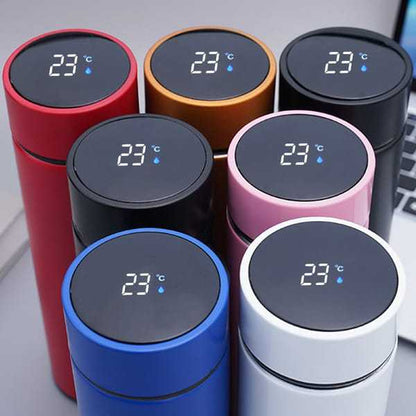 500ML Smart Stainless Steel Water Bottle with LED Temperature Display