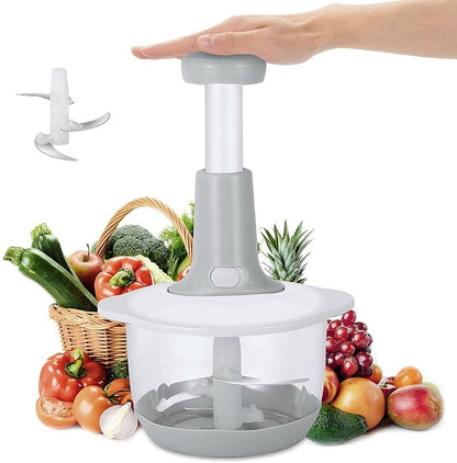 Pump & Chop Pro 1500ML– Manual Food Chopper
