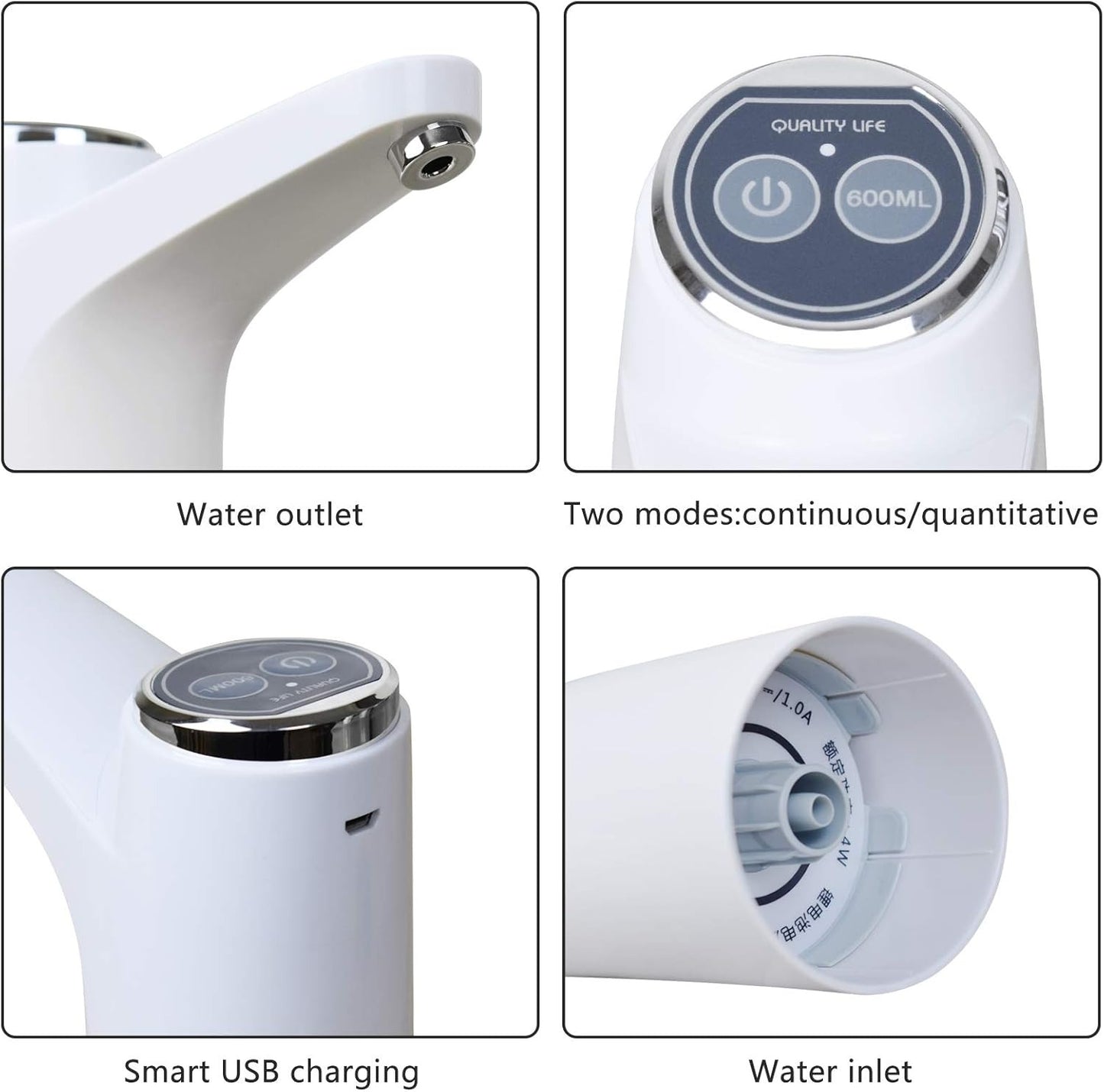 Touch Intelligent Electric Water Pump – Rechargeable Automatic Water Dispenser
