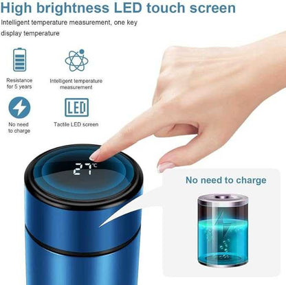 500ML Smart Stainless Steel Water Bottle with LED Temperature Display
