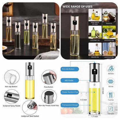 100ML Glass Oil Spray Bottle
