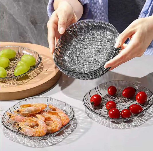 8-Piece Cloud Texture Plate Set