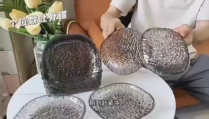 8-Piece Cloud Texture Plate Set